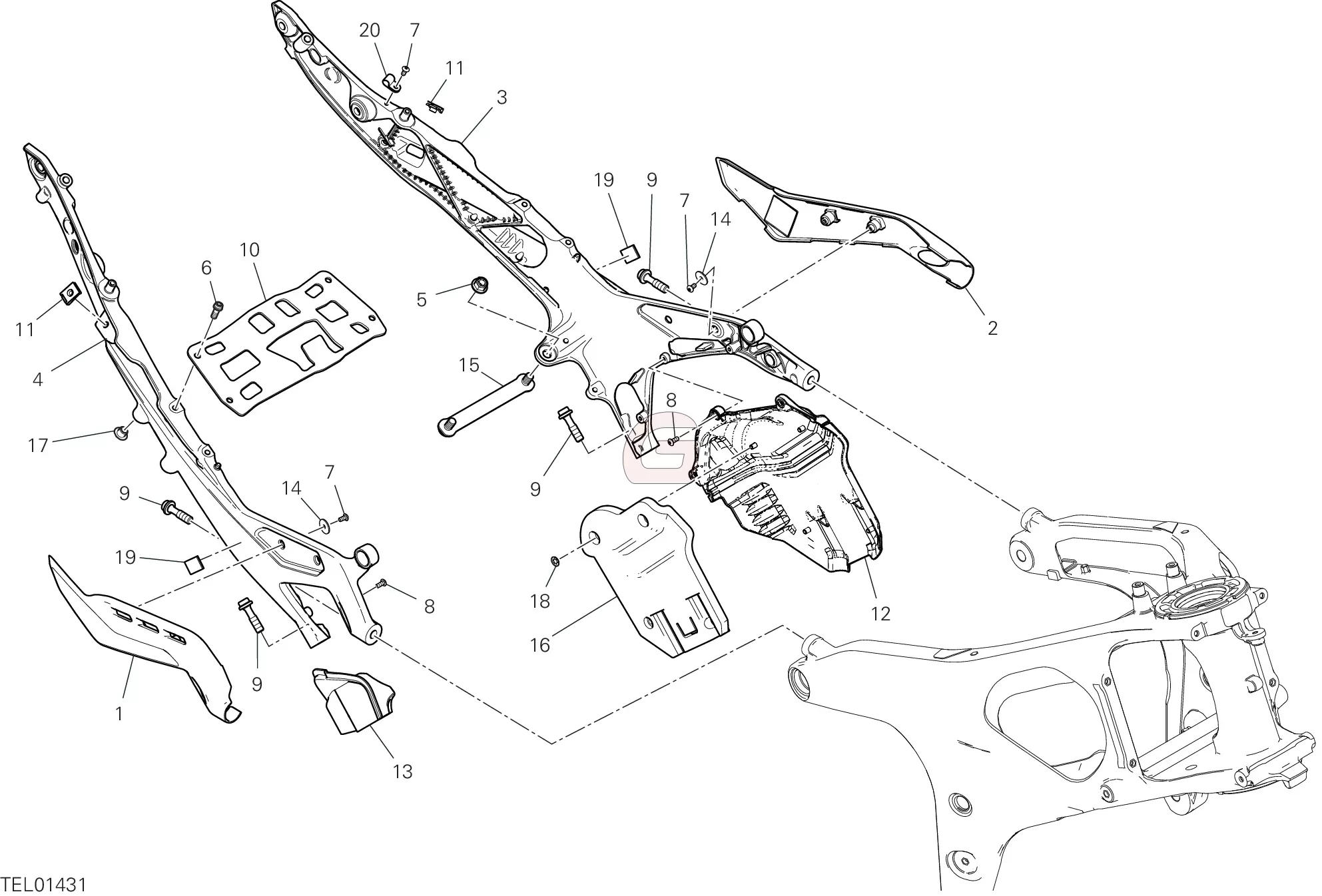 Achterframe Comp.