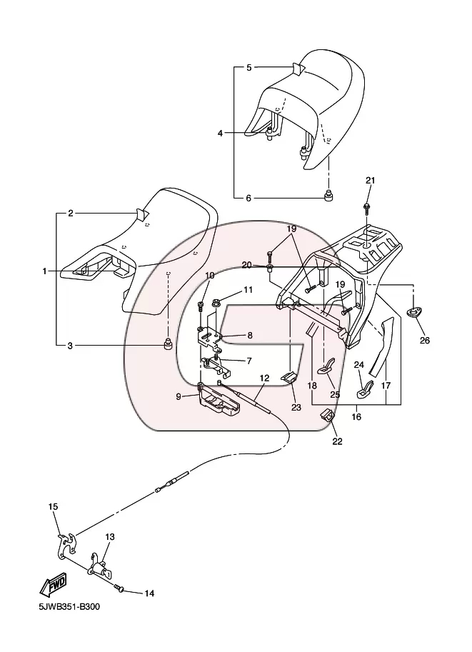 Motorfiets Stuuruiteinden - CNC Aluminium Einddoppen Voor Yamaha XJR1300 En FJR1300