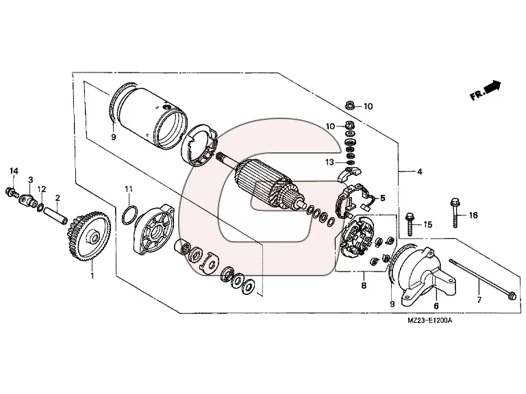 Parts catalog for Honda CBR 1000F – GHMparts GHMparts