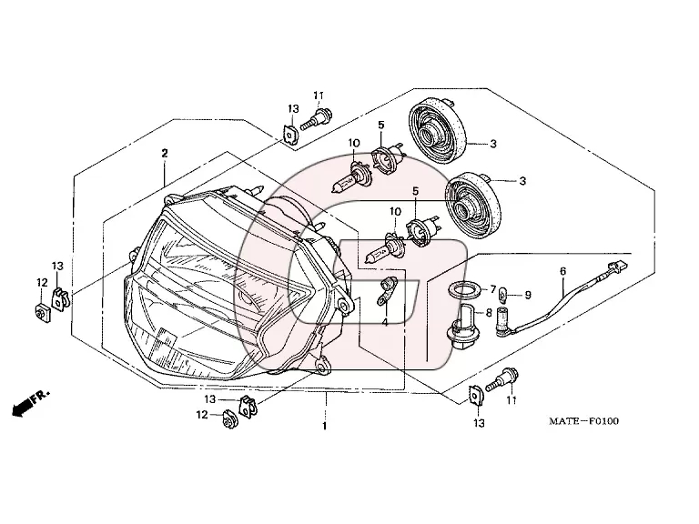 für Honda CBR 1100 XX Super Blackbird Verkleidung Lacksatz NEU in