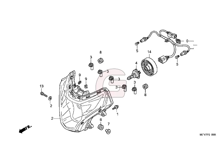 Parts catalog for Honda CBR 600F – GHMparts GHMparts