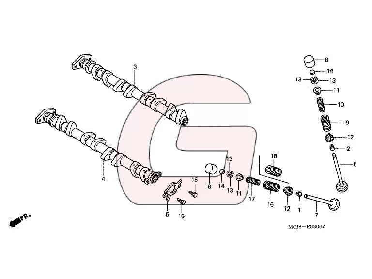 Parts catalog for Honda CBR 900 RR Fireblade – GHMparts GHMparts