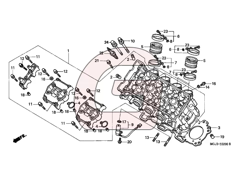 【HONDA】 CBR900RR Parts Catalogue 7 Parts catalog for Honda CBR 900 RR Fireblade – GHMparts GHMparts