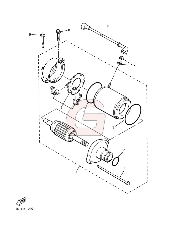 Yamaha V Max VMX 1200 1985-2007 Hyperpro stuurdemper
