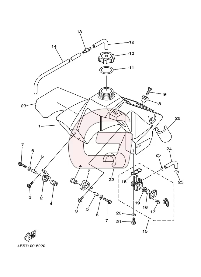 Parts catalog for Yamaha YZ 80 – GHMparts GHMparts