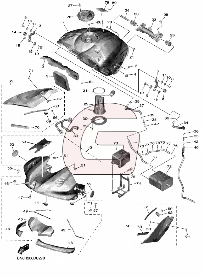 Kit Roulement Roue Arrière Premium - Compatible Yamaha YZF-R1 / YZF-R6 (1998-2002) - Qualité Allemande Avec Joints Et Douille