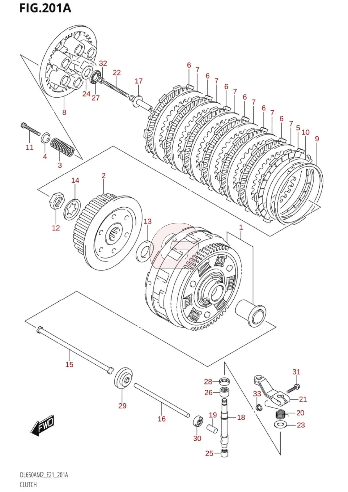 Voor Suzuki DL650A Voor V-Strom ABS 2007-2021 DL650XA