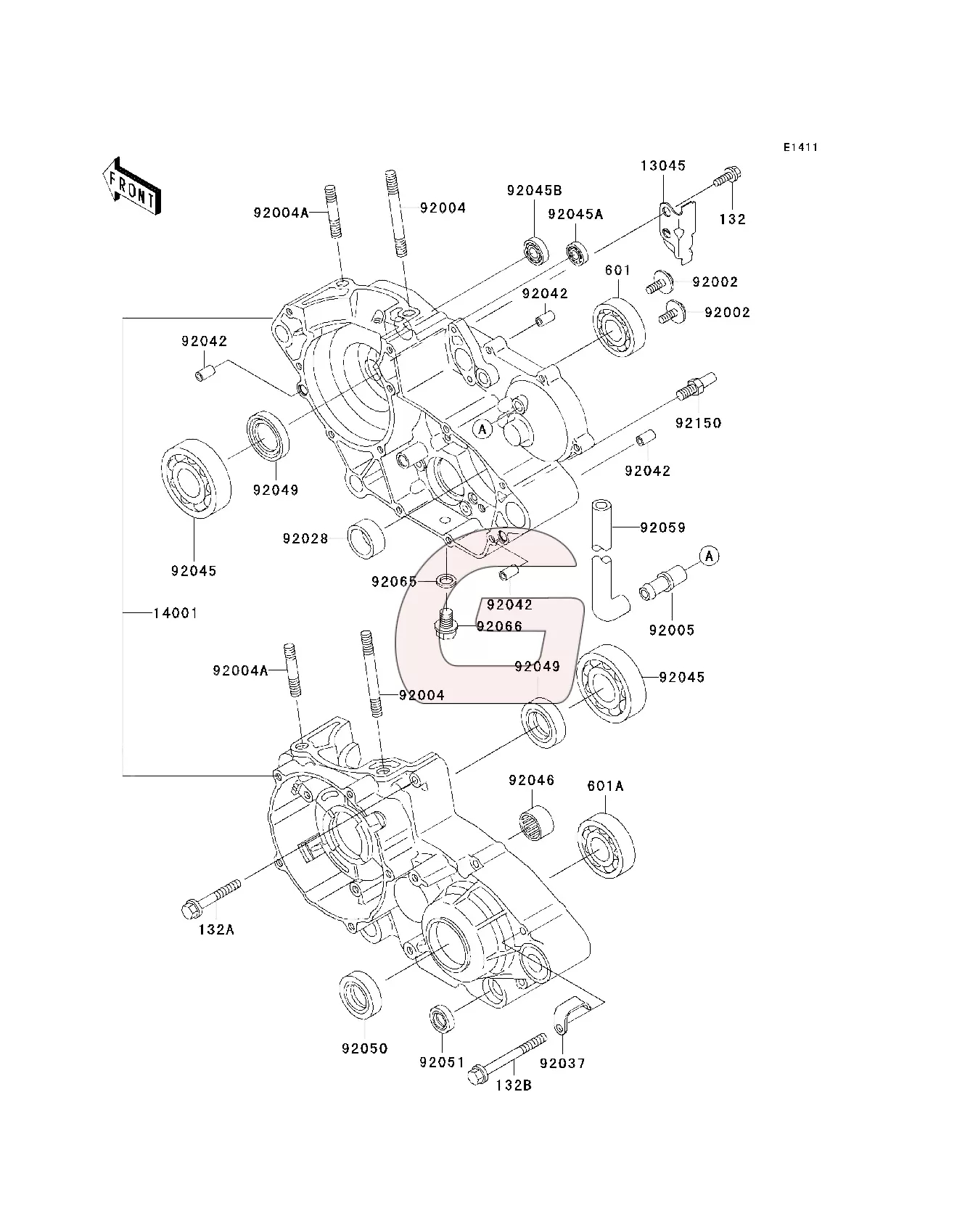 Parts catalog for Kawasaki KDX 200 – GHMparts GHMparts