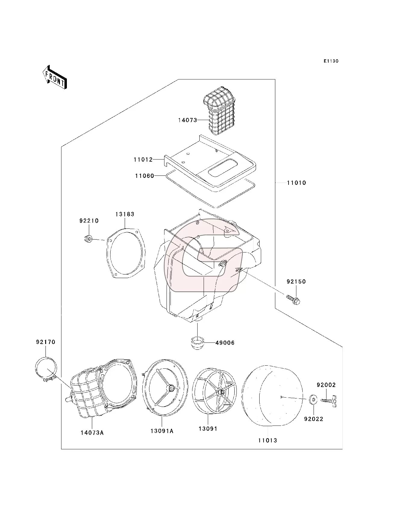 Parts catalog for Kawasaki KDX 200 – GHMparts GHMparts
