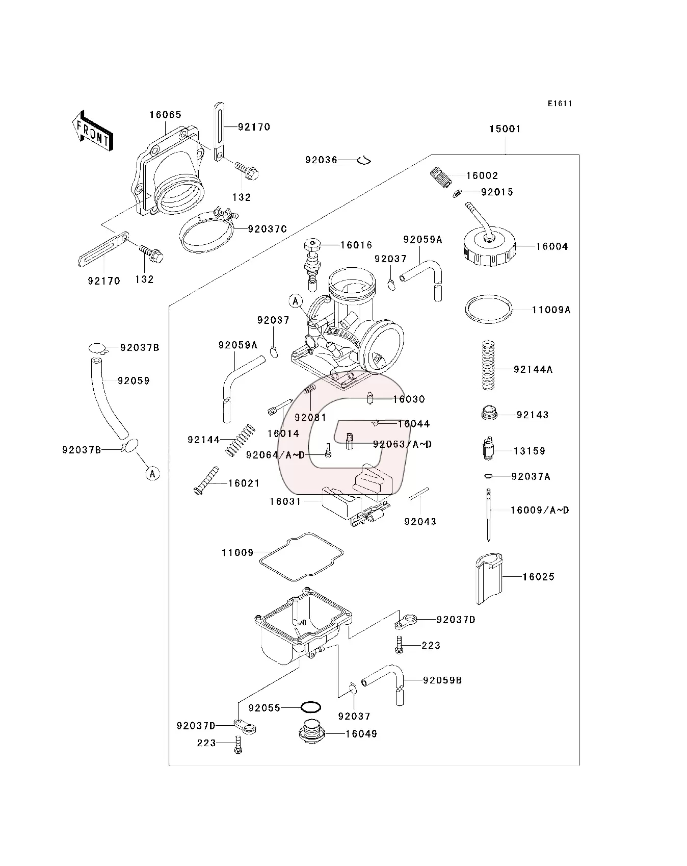 Parts catalog for Kawasaki KDX 200 – GHMparts GHMparts