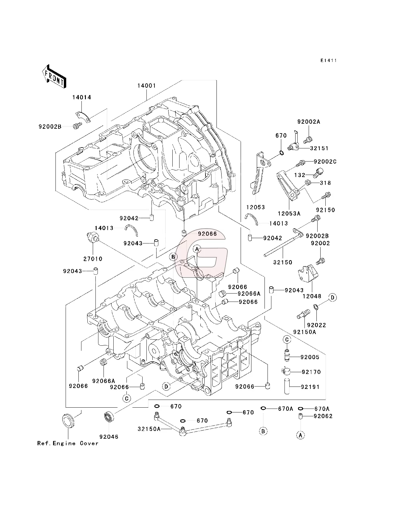 断面 Onderdelencatalogus Kawasaki Ninja ZX-7 RR – Goedhart Motoren