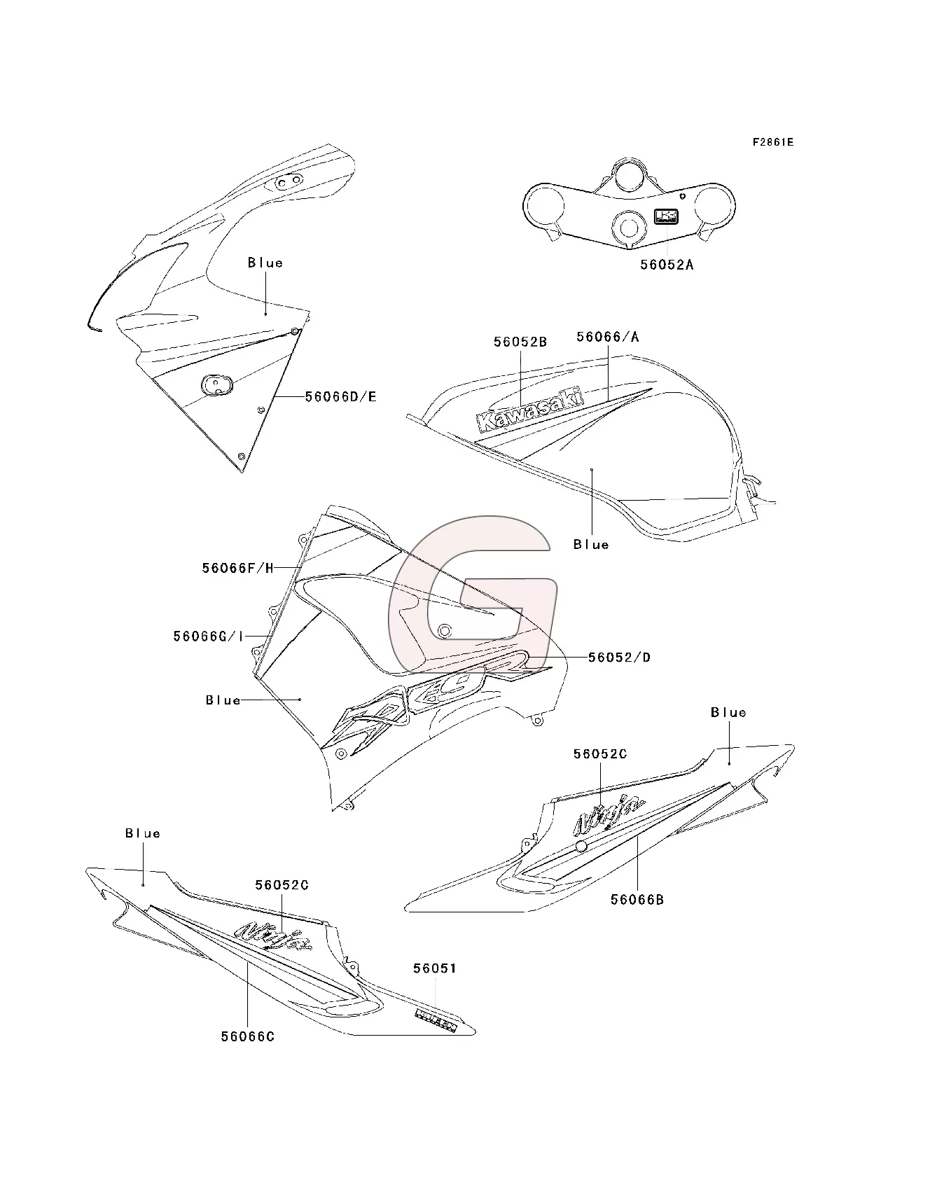 Parts catalog for Kawasaki Ninja ZX-9R – GHMparts GHMparts