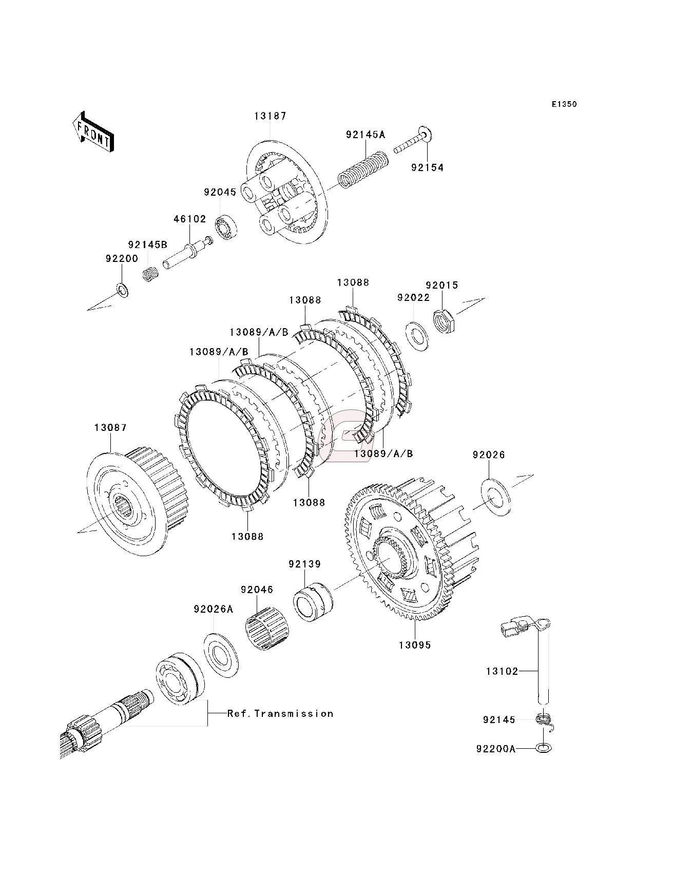 Water pipe voor Kawasaki Z750 2008 - Kawasaki