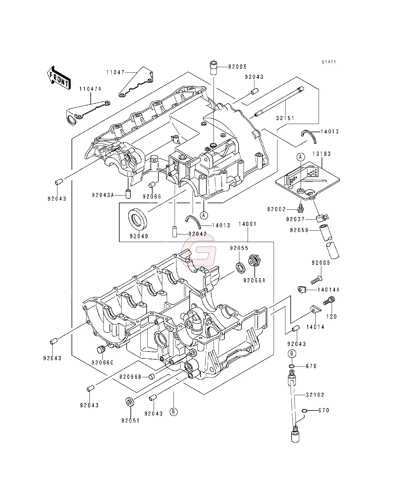 Parts catalog for Kawasaki ZXR 400 – GHMparts GHMparts