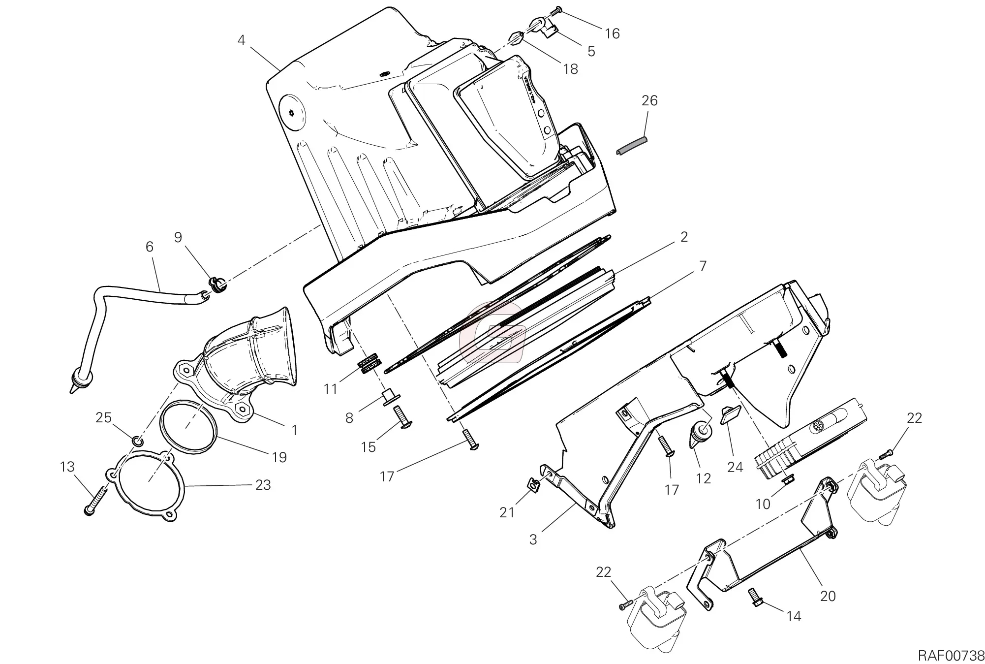 Luchtfilterkast Carter Ontluchting