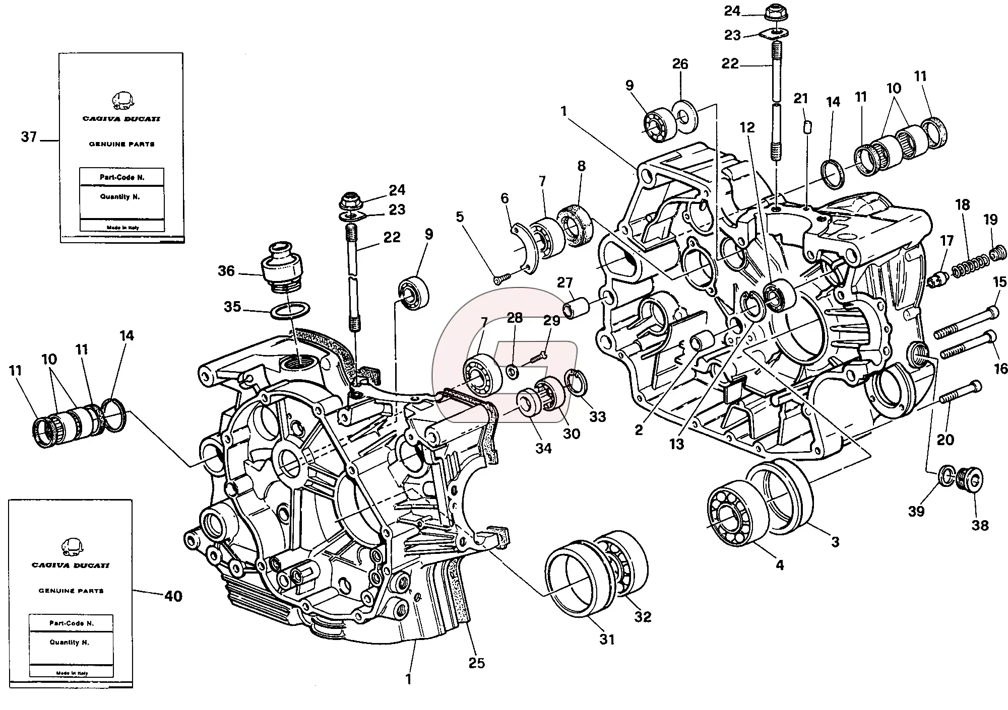 Régulateur De Tension Pour Ducati 888 Route (1994-1995) - Pièce Neuve D'origine
