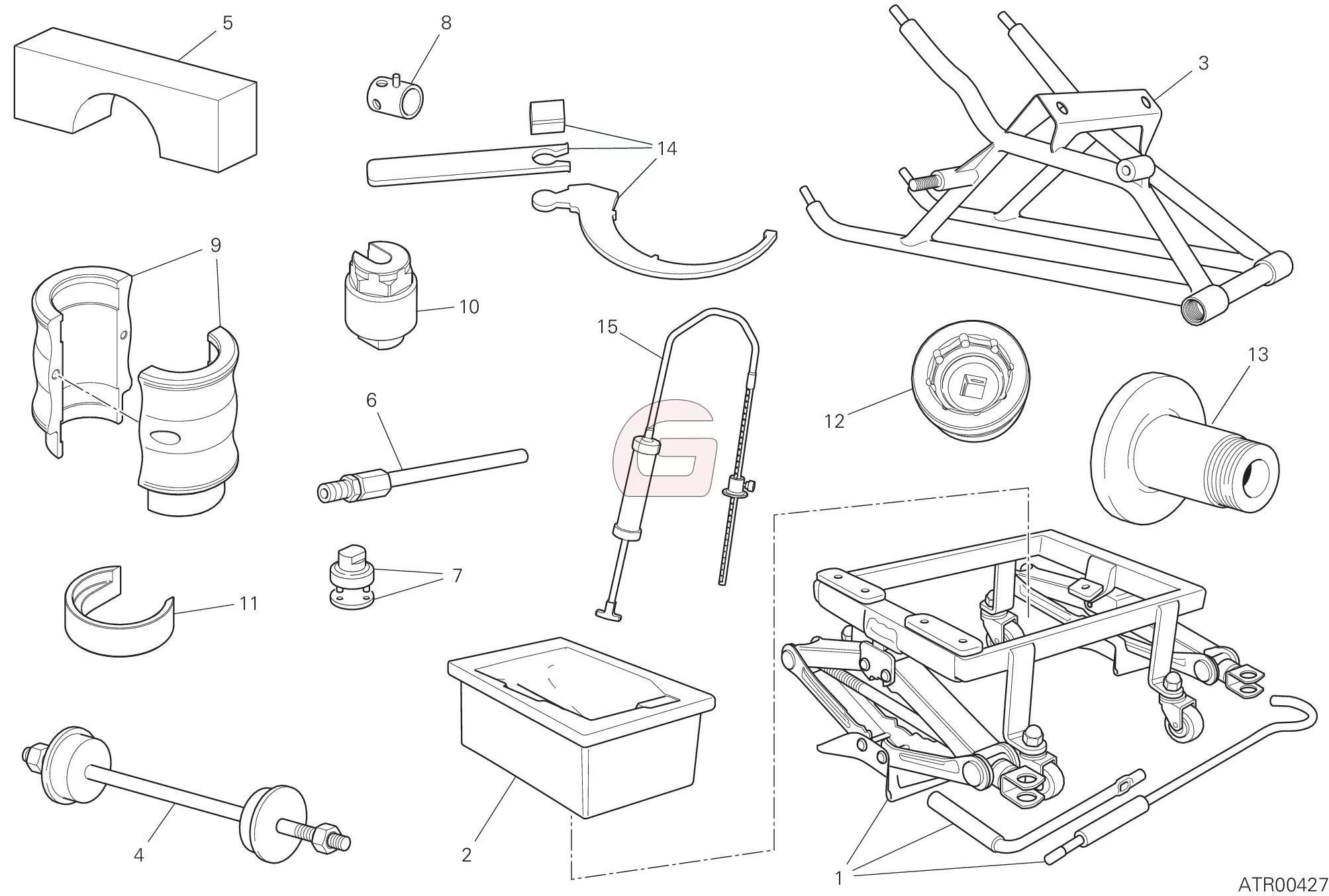 Gereedschap Voor Werkplaatsonderhoud (frame)