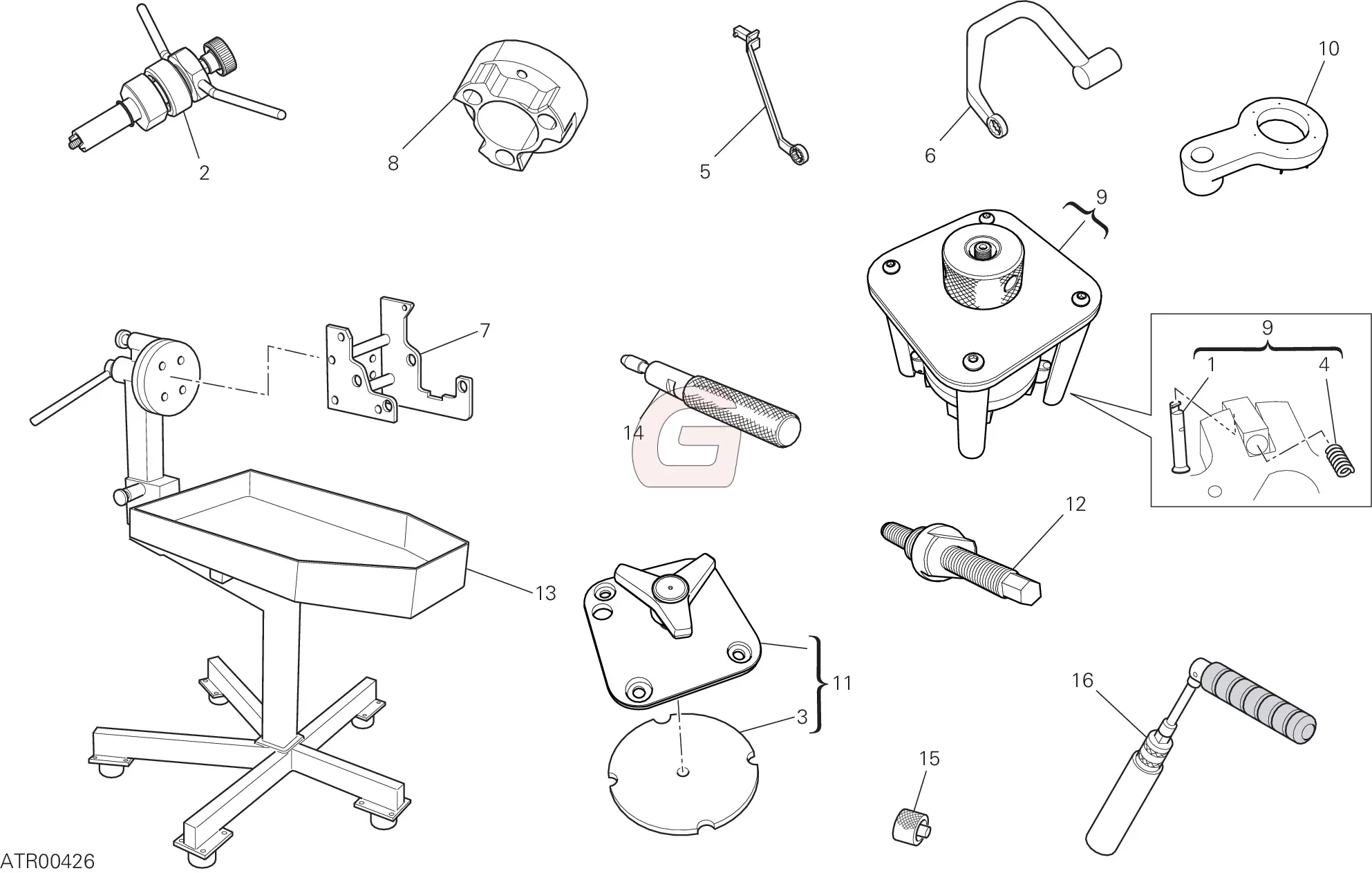 Werkplaatsgereedschap (motor)