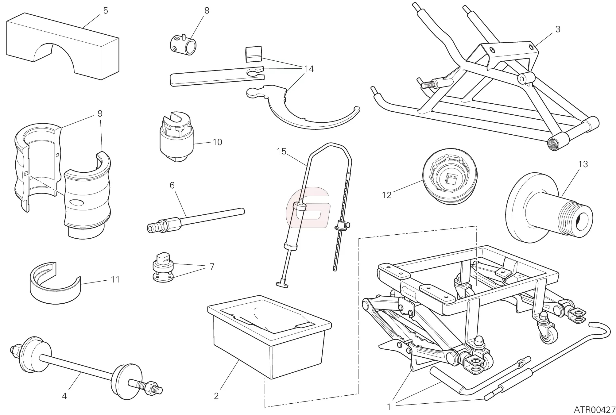 Gereedschap Voor Werkplaatsonderhoud (frame)