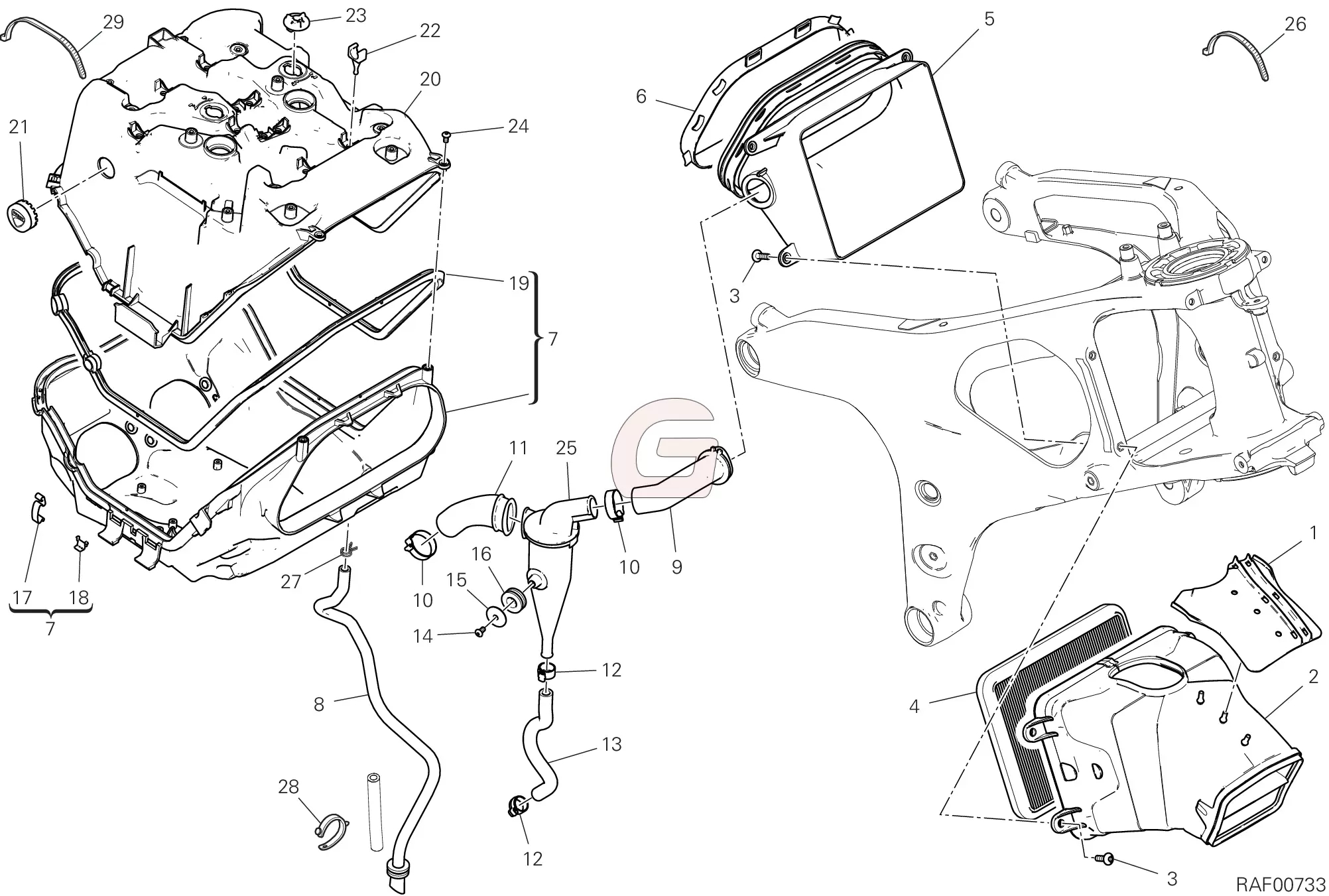 Luchtinlaat Olieontluchter