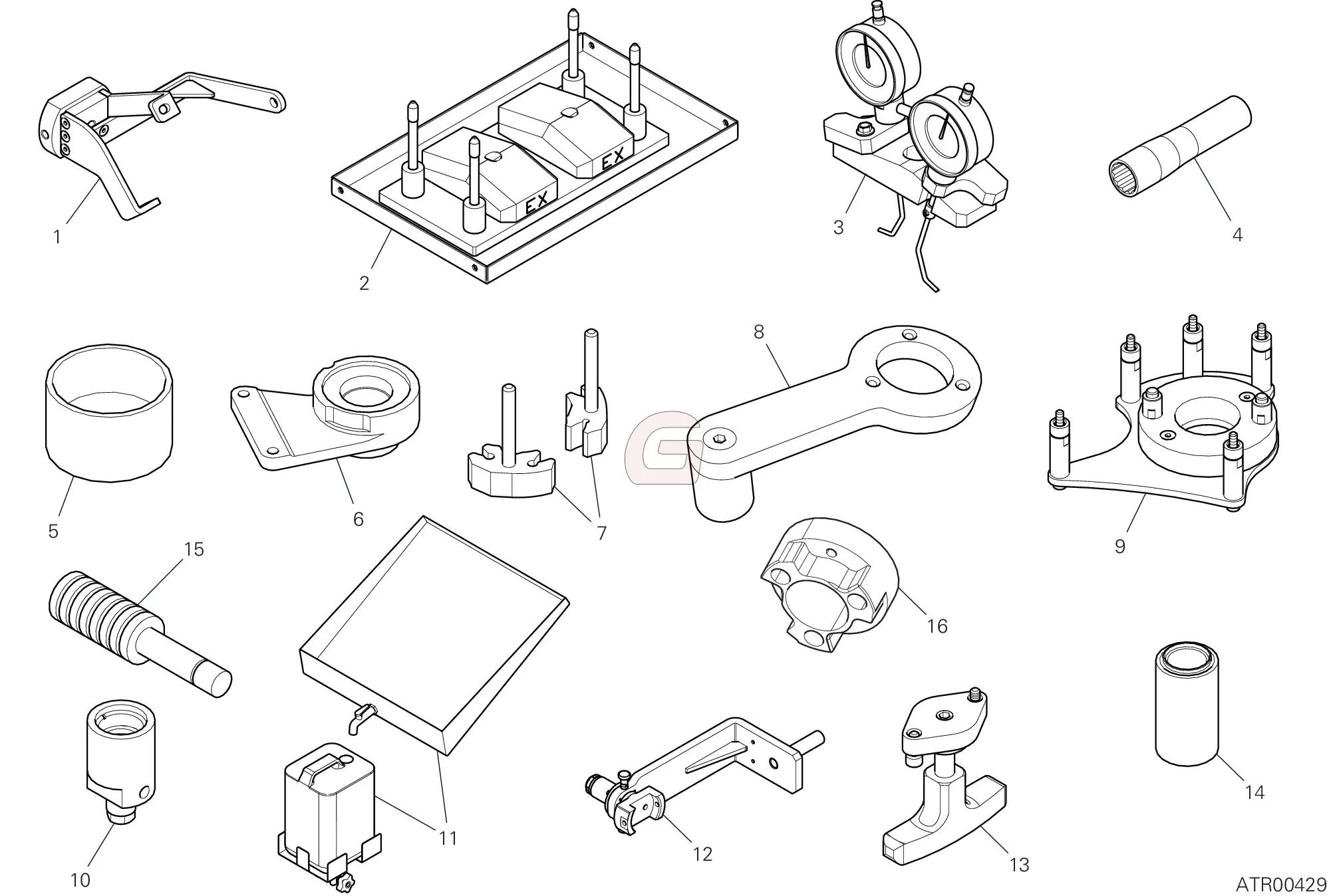 Gereedschap Voor Werkplaatsonderhoud (motor)