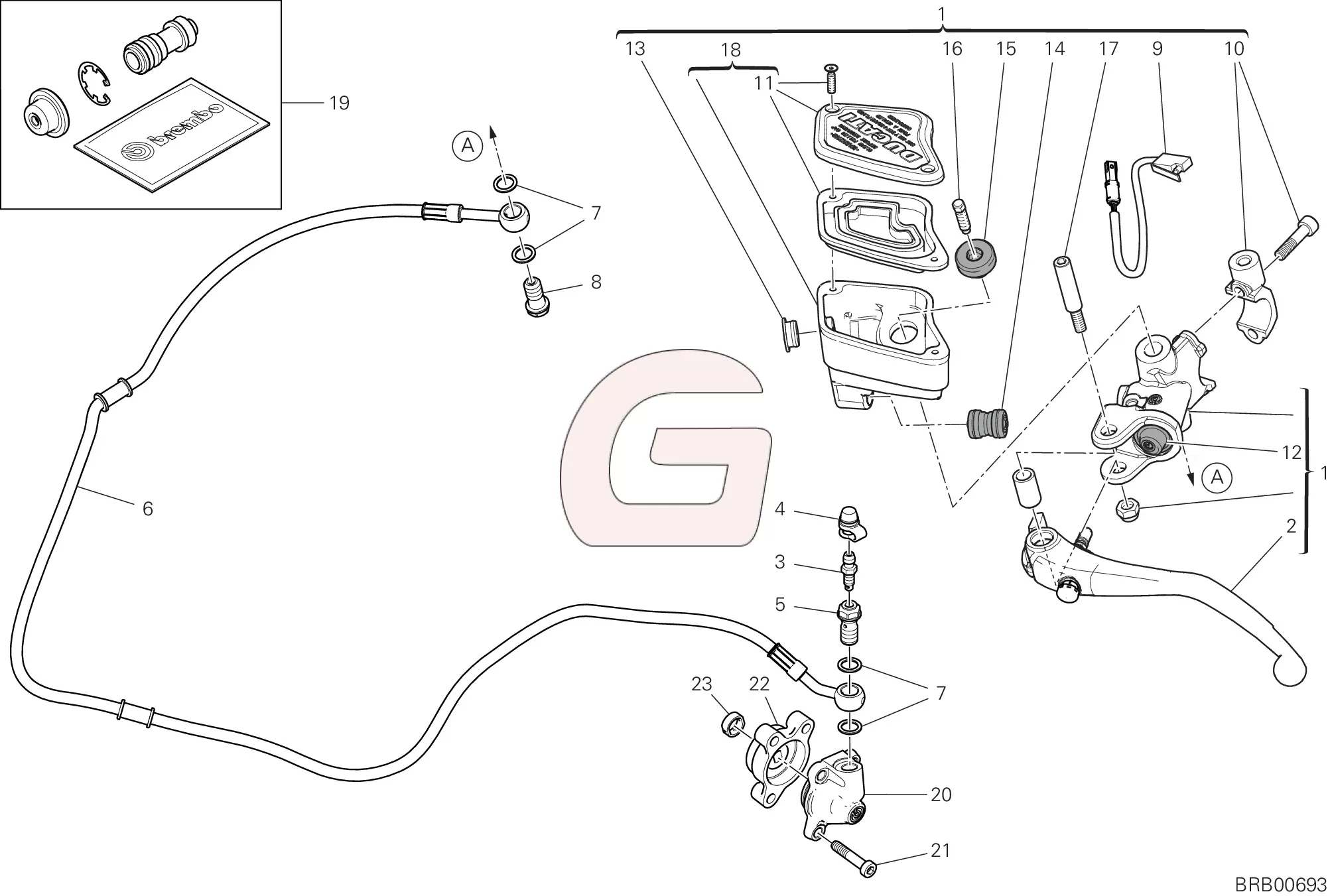 Hoofdkoppelingscilinder
