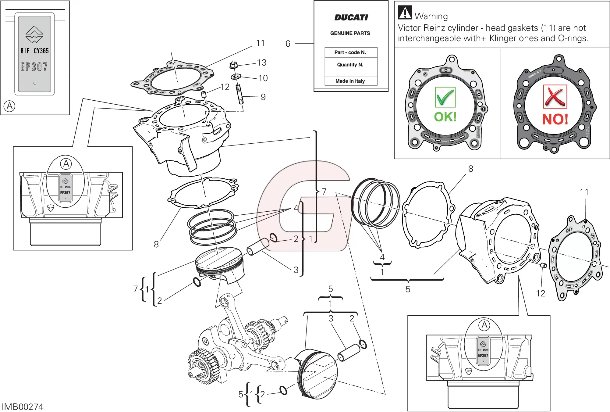 Cylinders Zuigers (asso Fabrieken)