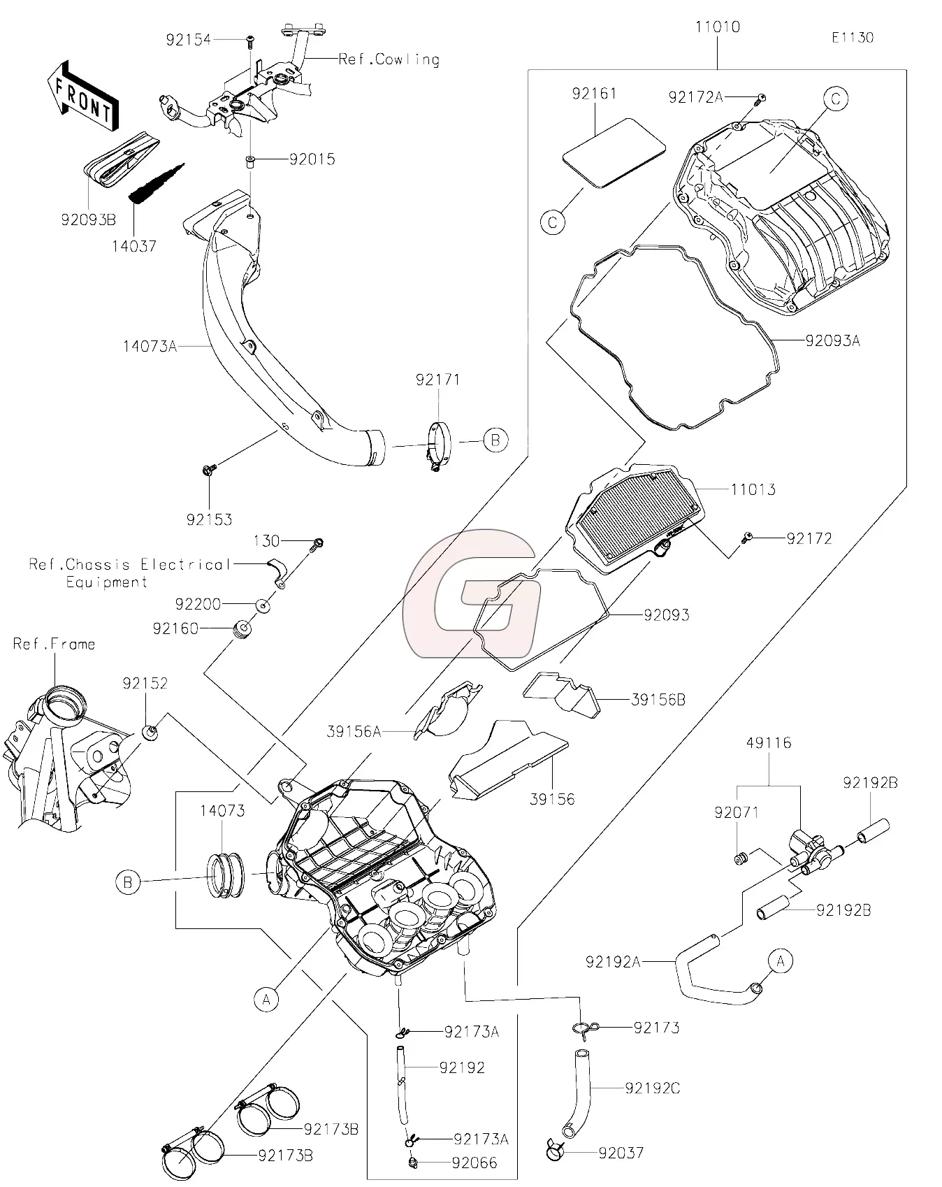 Parts catalog for Kawasaki Ninja ZX-4 RR – GHMparts GHMparts