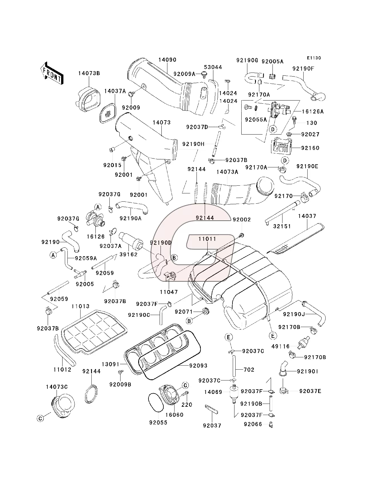 Parts catalog for Kawasaki ZXR 750 – GHMparts GHMparts