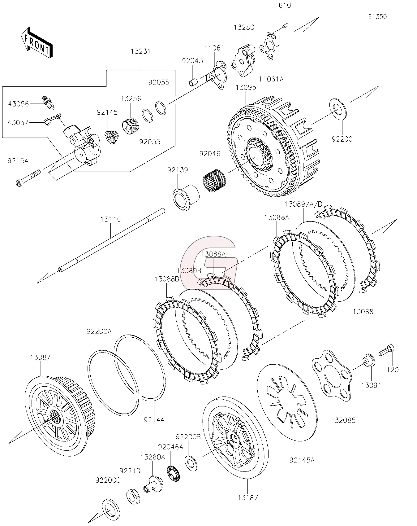 Kit De Joints D'huile Moteur Vertex Pour Kawasaki KX250 1998 - Réf. VX-860VG822288