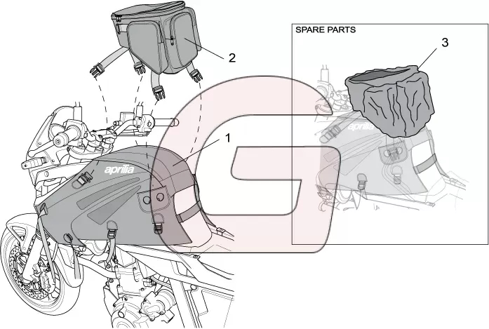 Parts catalog Aprilia Pegaso Strada-Trail-Factory 650 IE 2005