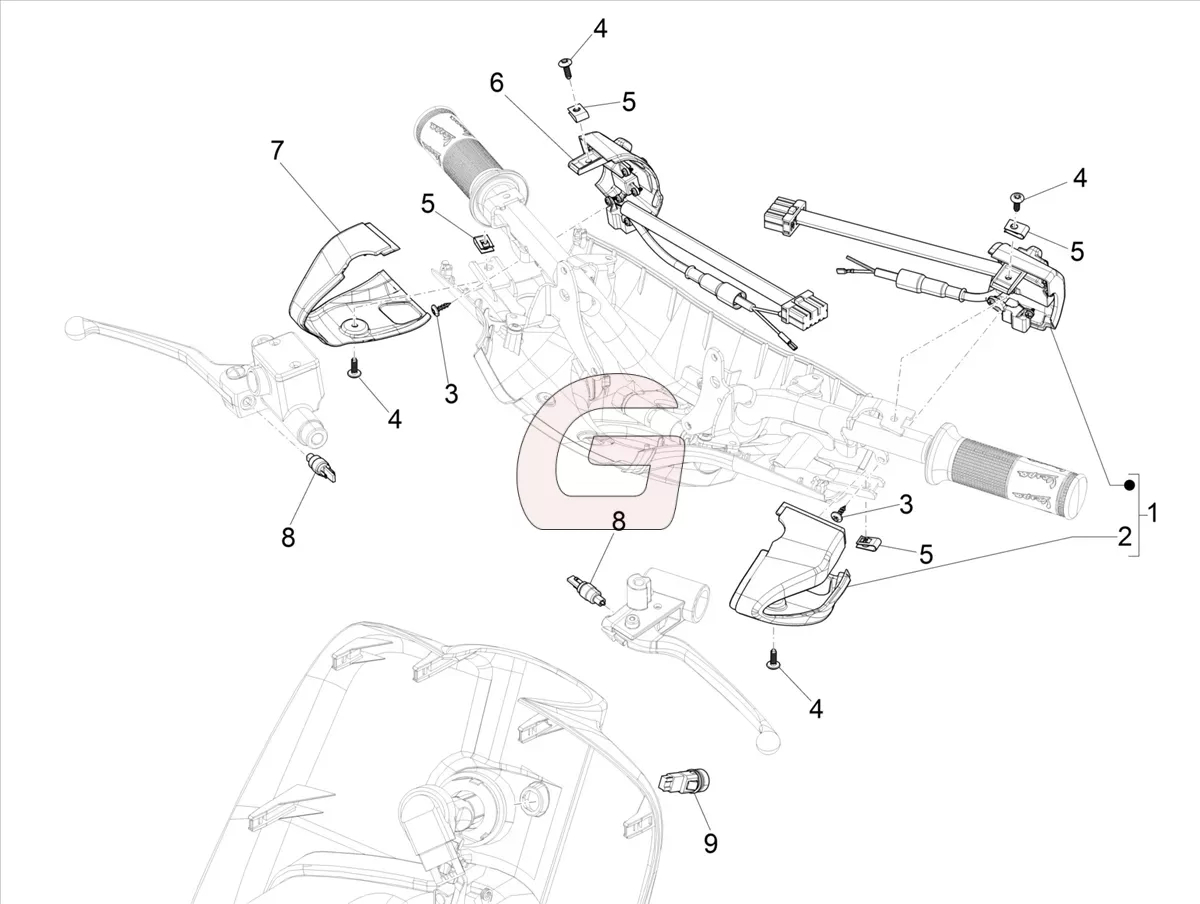Parts catalog for Vespa Sprint 150 – GHMparts GHMparts