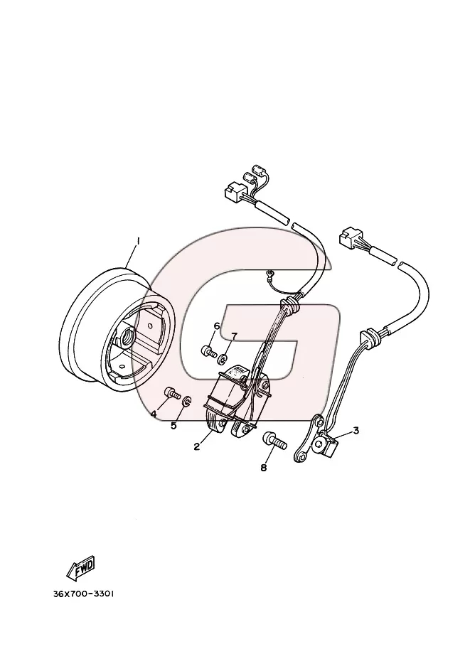 Parts catalog for Yamaha AG 200 AG – GHMparts GHMparts